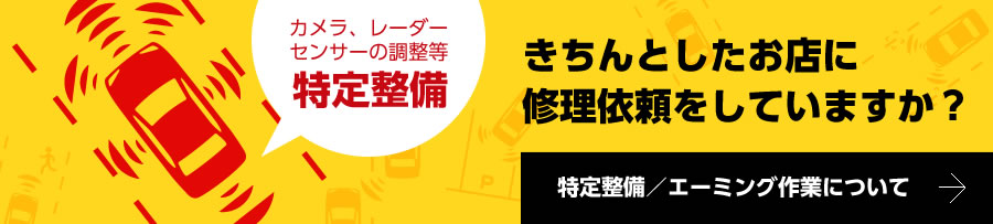 特定整備、エーミング作業について